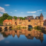 Medieval town gate in Amersfoort, Netherlands