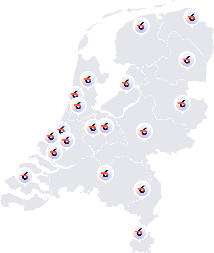 Met gespecialiseerde
teams begeleiden wij kopers, verkopers en verhuurders in heel
Nederland