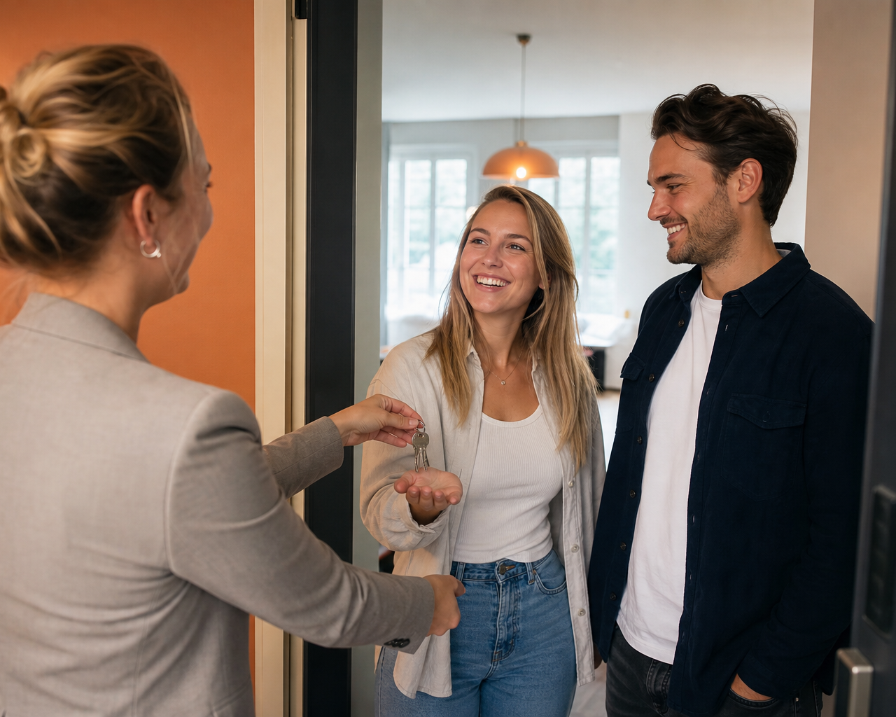 Sleuteloverdracht bij een huurwoning