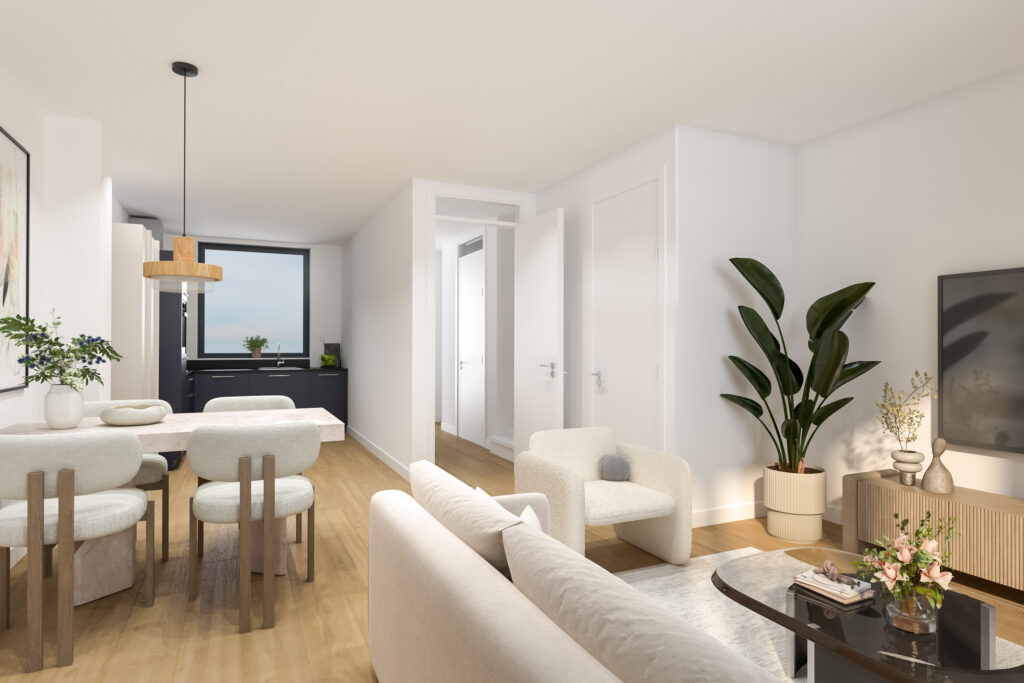 De Kwinkelier Bilthoven Fase 4 Type 13 De Kwinkelier 41d Woonkamer 1 Artist Impression