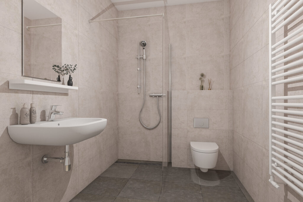 De Kwinkelier Bilthoven Fase 4 Type 13 De Kwinkelier 41g Badkamer Artist Impression