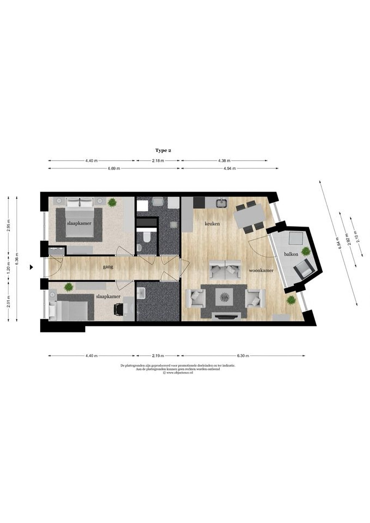 Plattegrond De Kwinkelier 43B