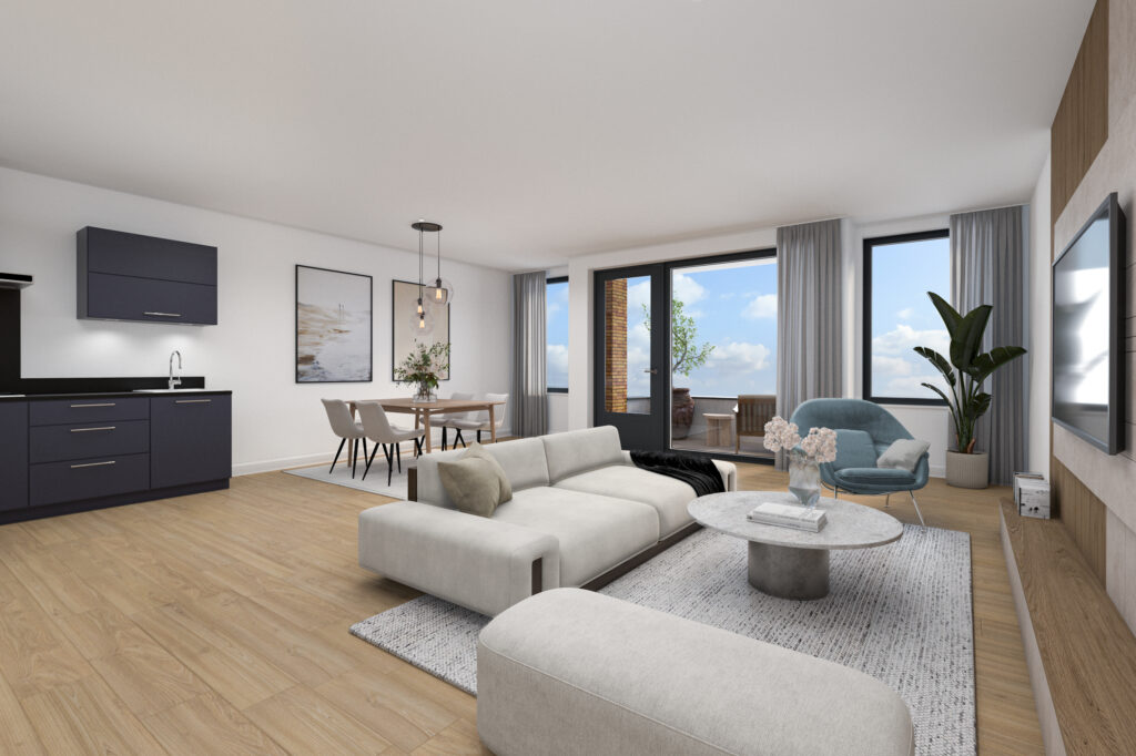 De Kwinkelier Bilthoven Fase 4 Type 4 De Kwinkelier 43d Woonkamer 1 Artist Impression