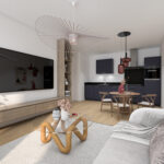 Woonkamer impressie De Kwinkelier 43A