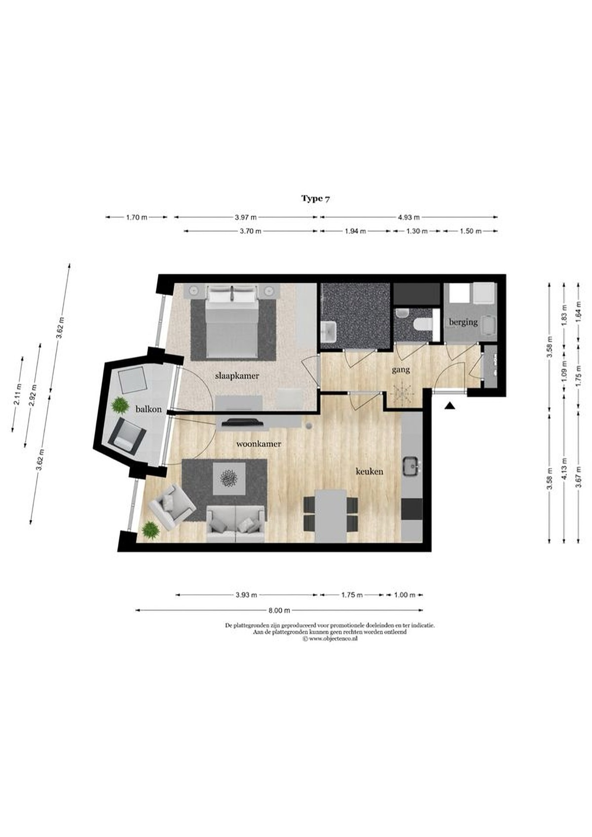 Plattegrond De Kwinkelier 43G