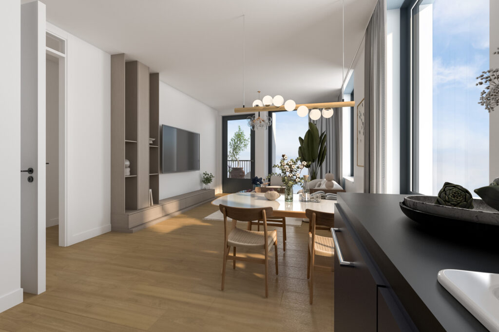 De Kwinkelier Bilthoven Fase 4 Type 8 De Kwinkelier 43h Woonkamer 1 Artist Impression