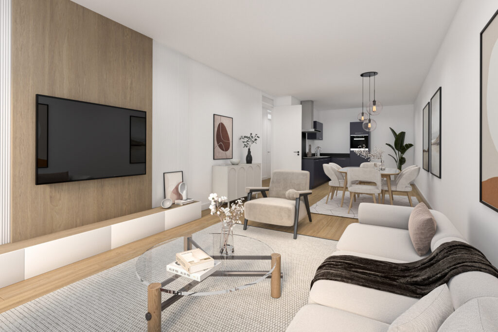 De Kwinkelier Bilthoven Fase 4 Type 11 De Kwinkelier 44k Woonkamer 1 Artist Impression