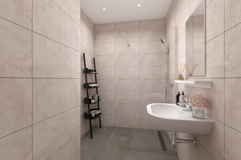 De Kwinkelier Bilthoven Fase 5 Type T3 Sperwerlaan 11 10 Badkamer Artist Impression