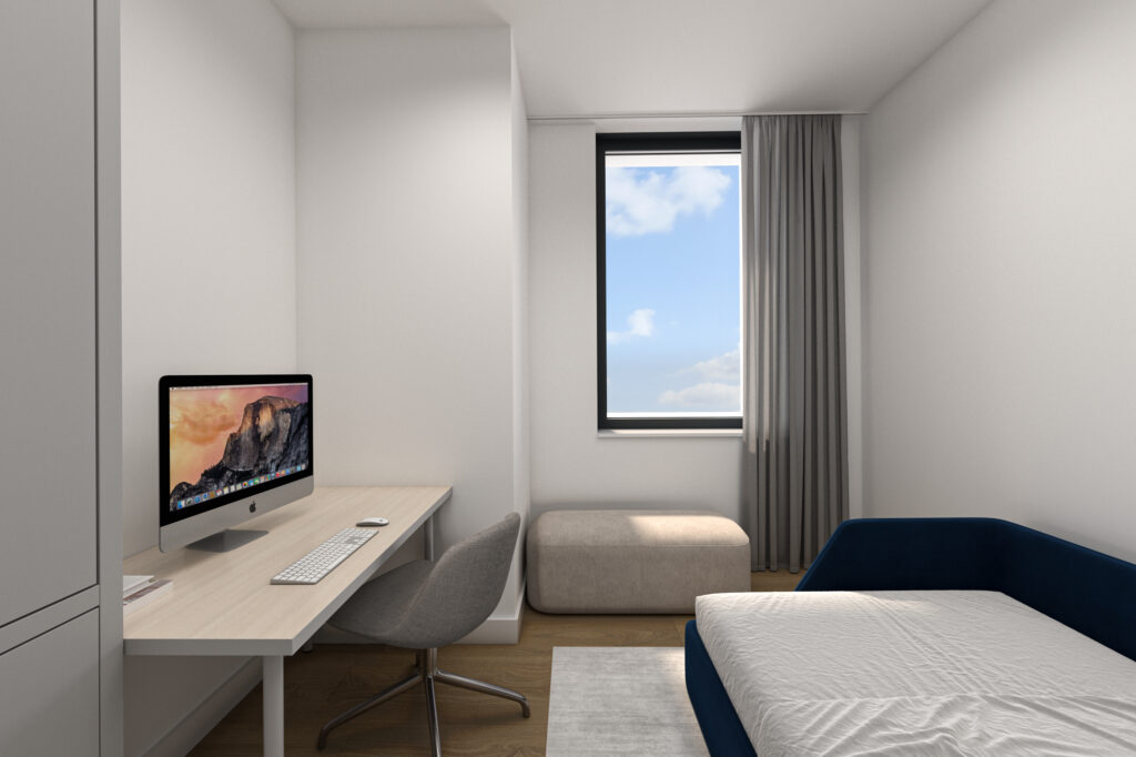 De Kwinkelier Bilthoven Fase 5 Type T5 Sperwerlaan 11 11 Slaapkamer 1 Artist Impression
