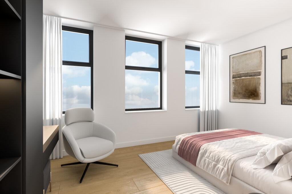 De Kwinkelier Bilthoven Fase 5 Type T5 Sperwerlaan 11 11 Slaapkamer 2 Artist Impression