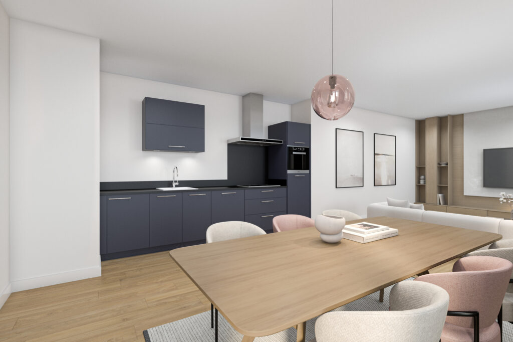 De Kwinkelier Bilthoven Fase 5 Type T5 Sperwerlaan 11 11 Woonkamer 3 Artist Impression
