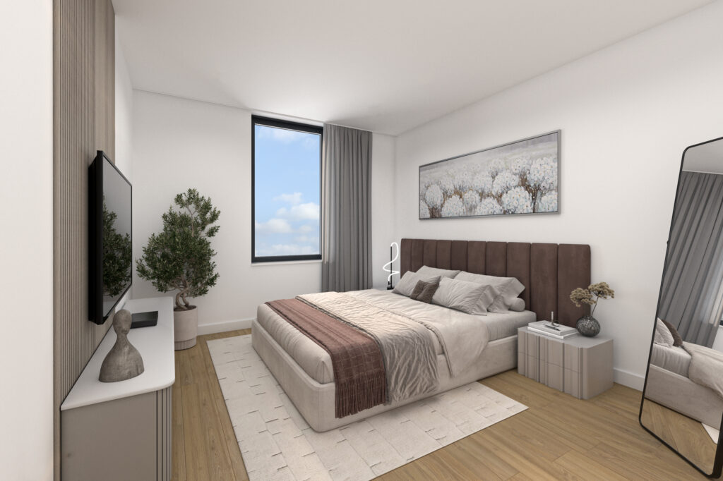 De Kwinkelier Bilthoven Fase 5 Type T3 Sperwerlaan 11 12 Slaapkamer Artist Impression