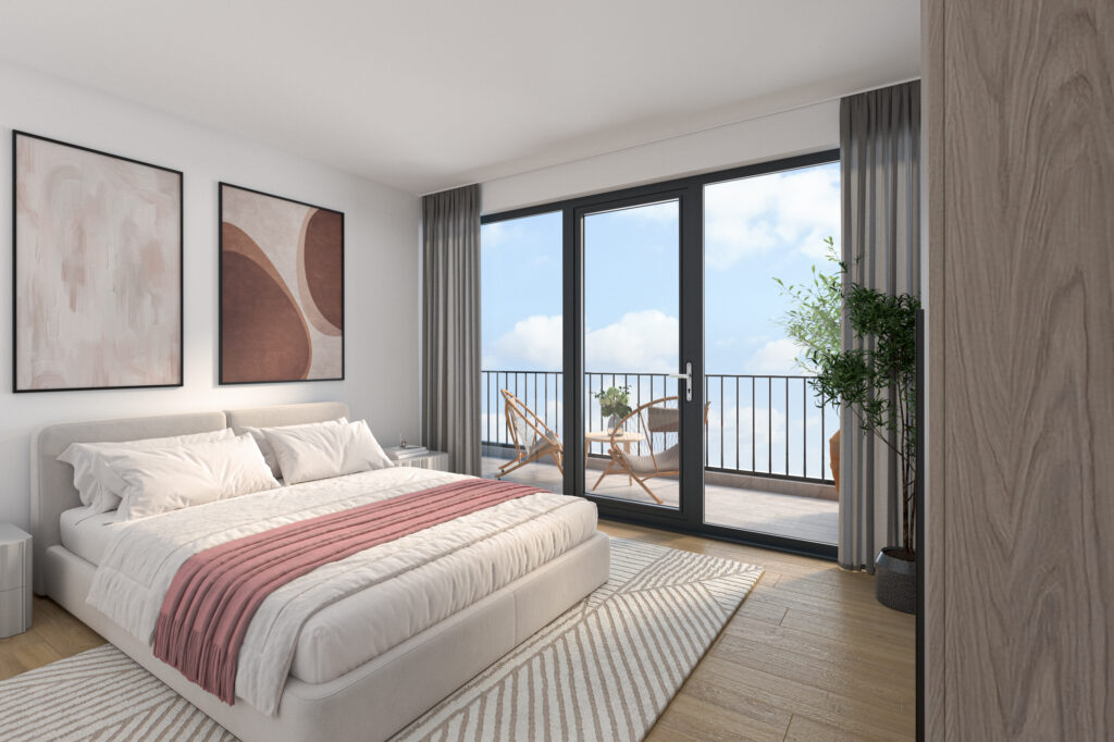De Kwinkelier Bilthoven Fase 5 Type T7 Sperwerlaan 11 16 Slaapkamer Artist Impression