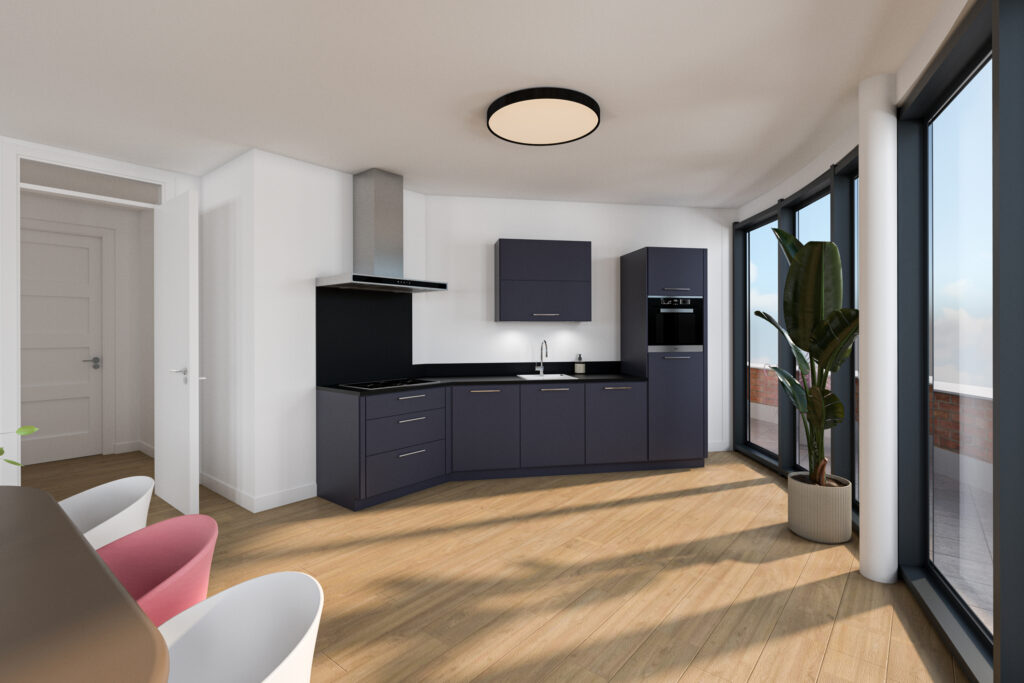 De Kwinkelier Bilthoven Fase 5 Type T8 Sperwerlaan 11 17 Keuken 1 Artist Impression