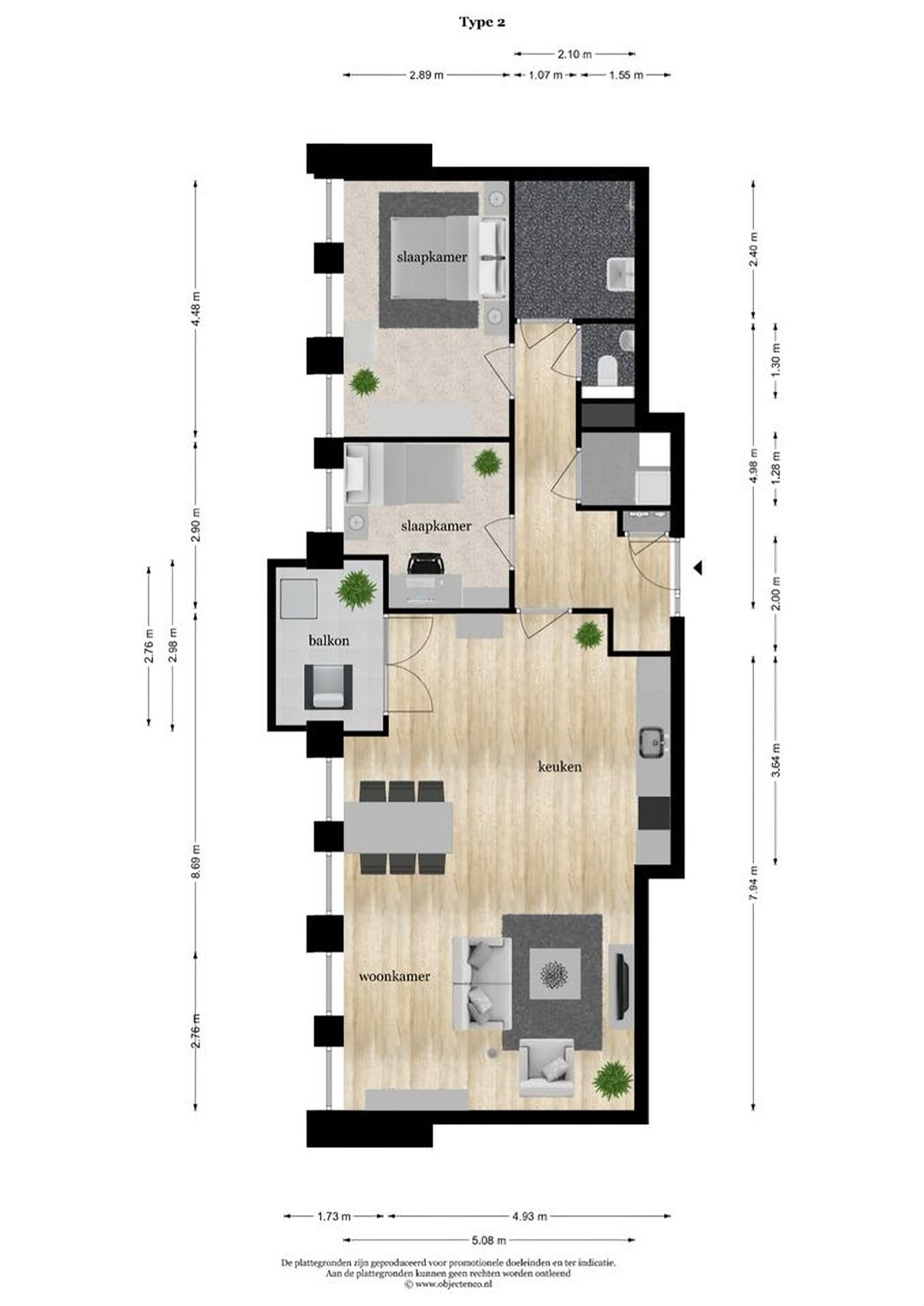 Plattegrond Sperwerlaan 11-21